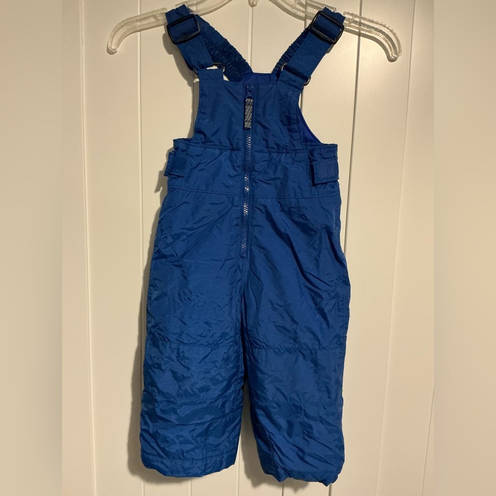 Columbia Toddler 2T Blue Snow Bib Pants Waterproof Insulated Winter Overalls - Picture 4 of 8